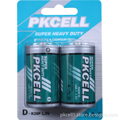 1.5V Zinc Carbon Dry Battery (D/R20P/UM-1)